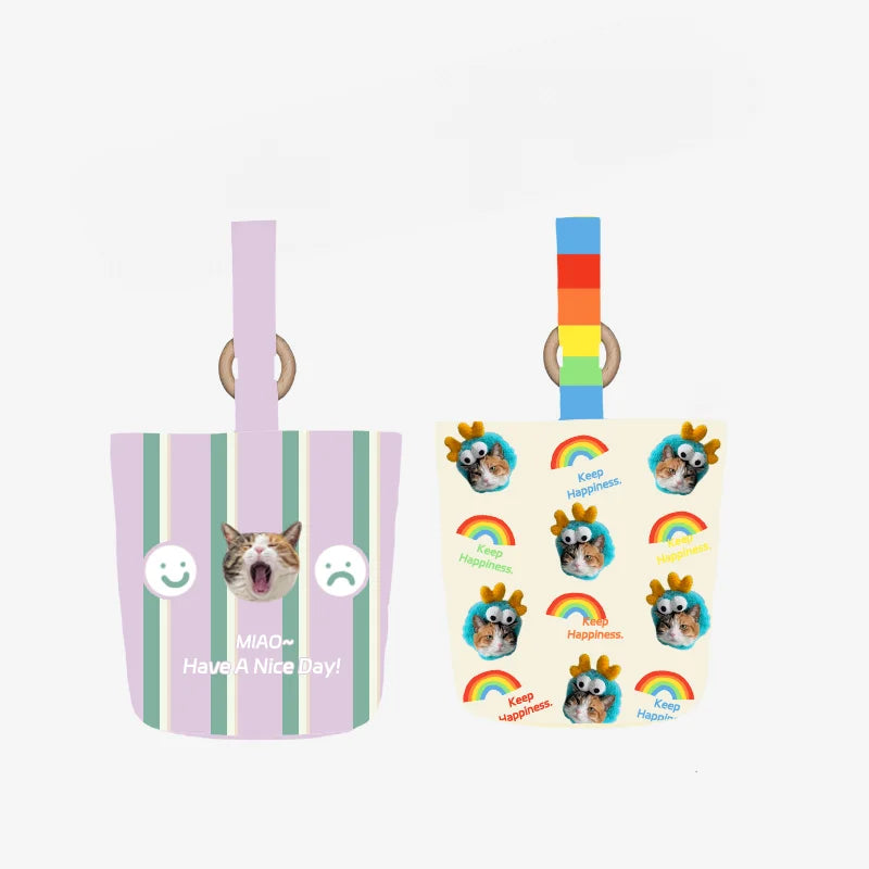 Custom Pet Canvas Bucket Bag