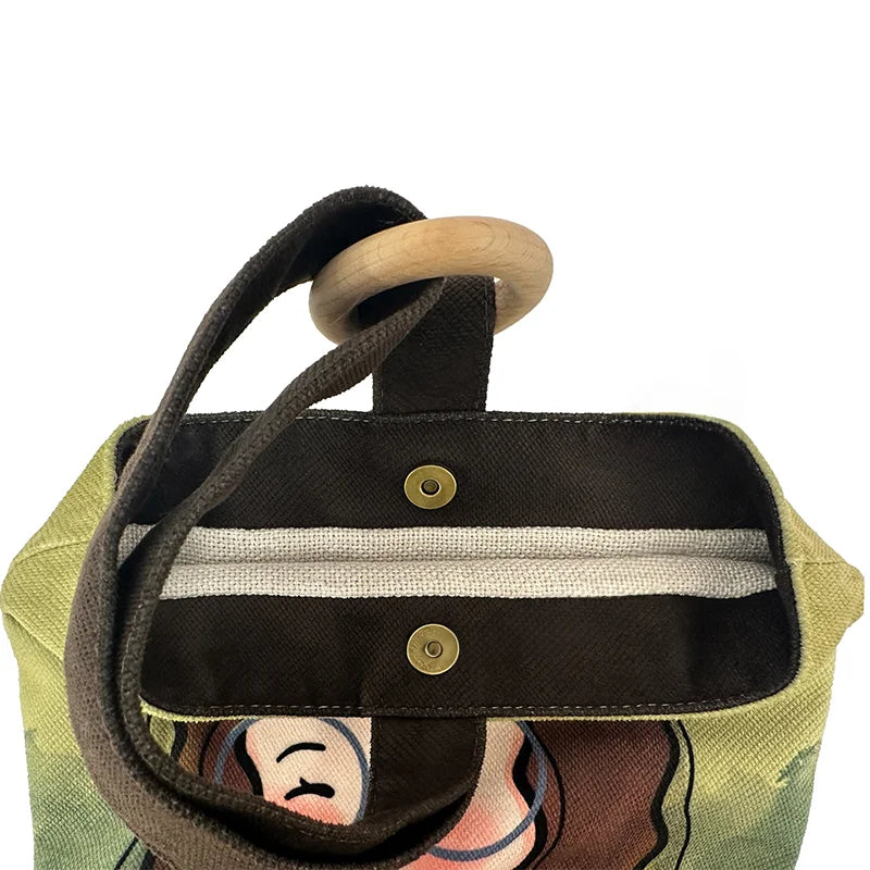 Custom Pet Canvas Bucket Bag
