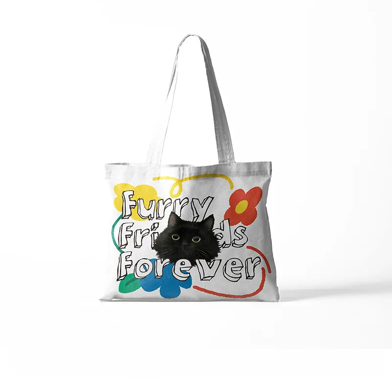 Custom Pet Simple Canvas Bags -  Spring flower