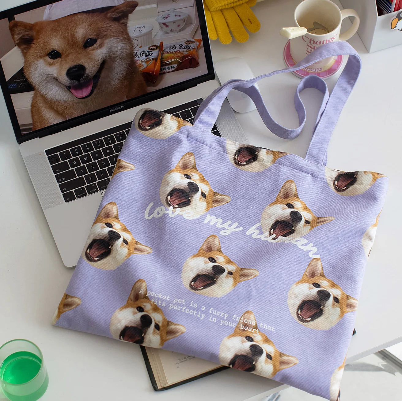 Custom Pet Simple Canvas Bags