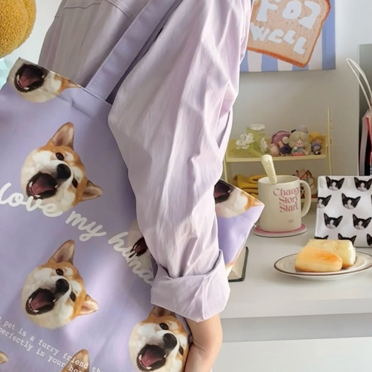 Custom Pet Simple Canvas Bags