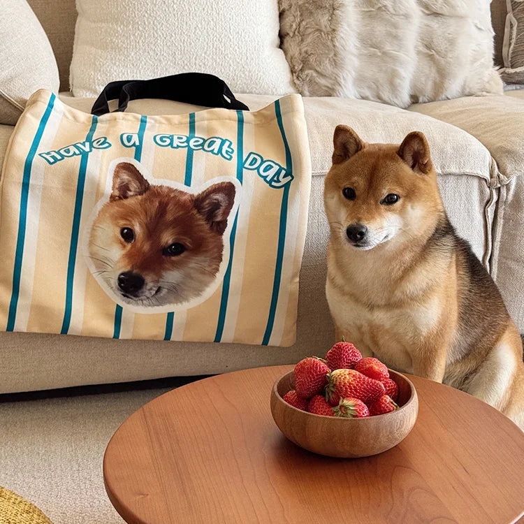 Custom Pet Simple Canvas Bags