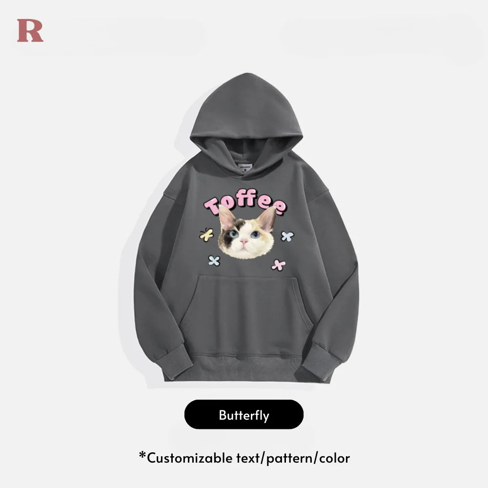 Personalized Pet Photo Hoodie - Thick