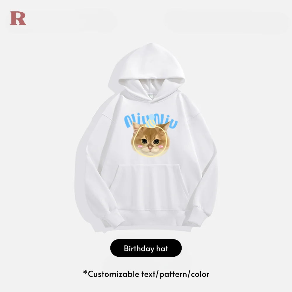 Personalized Pet Photo Hoodie - Thick