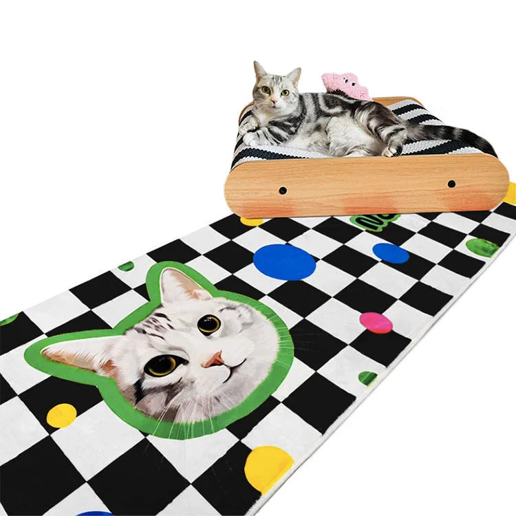 Rectangular Velvet Soft Non-slip Floor Mat